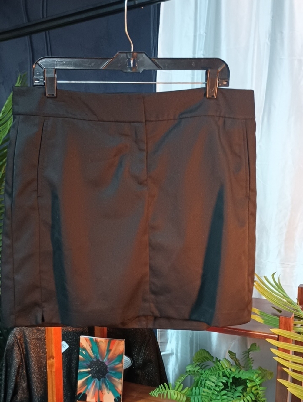 Izod Black Golf Skort with Subtle Shine